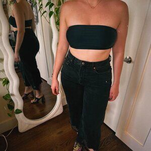 Black capri jeans-Topshop